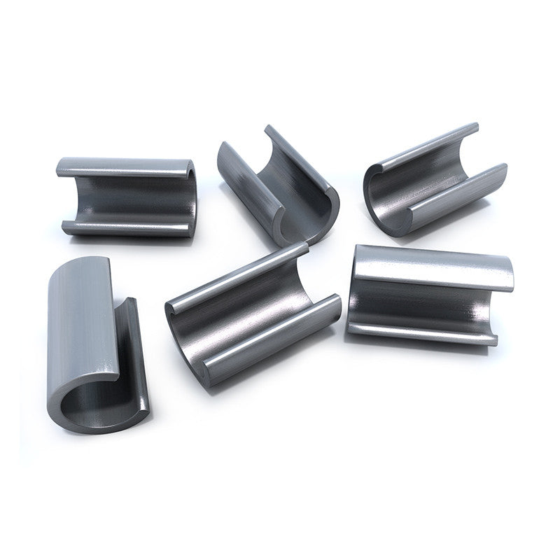 Titanium Crimpable Split Stops. Pk 10