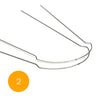 TEST Orthoform Lo-force Thermal Copper NiTi archwire, Rectangular. Pk 100