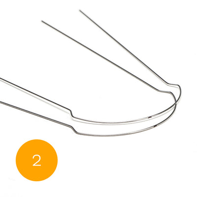 TEST Orthoform Lo-force Thermal Copper NiTi archwire, Rectangular. Pk 100