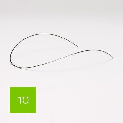 reverse-curve super elastic NiTi archwires, rectangular pack 10