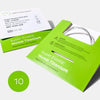 reverse-curve super elastic NiTi archwires, round pack 10