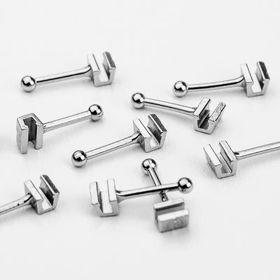 Crimpable hooks, straight pack 10